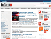 Tablet Screenshot of informit.com